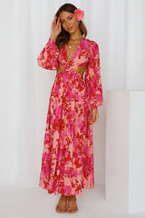 Relentlessly Beautiful Maxi Dress Red